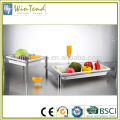 Buffet server stainless steel fruit tray with stand